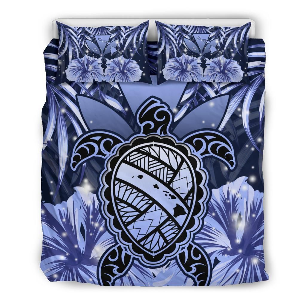 Hawaii Turtle Hibiscus Blue Hac Style Duvet Cover Bedding Set hawaii turtle hibiscus blue hac style duvet cover bedding set 4386