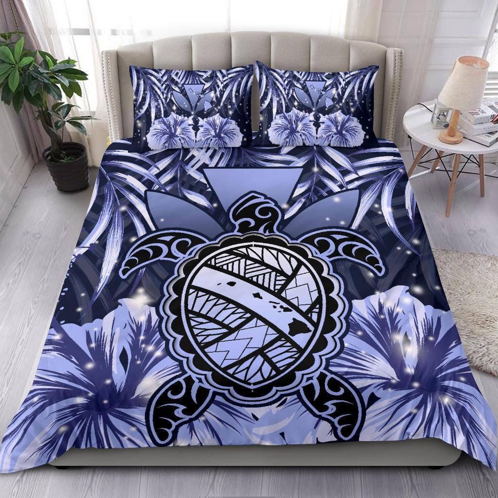 Hawaii Turtle Hibiscus Blue Hac Style Duvet Cover Bedding Set hawaii turtle hibiscus blue hac style duvet cover bedding set 8054