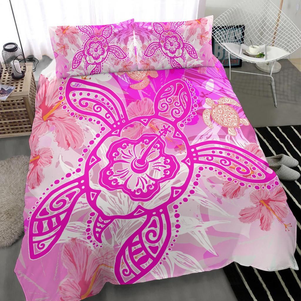 Hawaii Turtle Hibiscus Dreamy Style Duvet Cover Bedding Set hawaii turtle hibiscus dreamy style duvet cover bedding set 1445