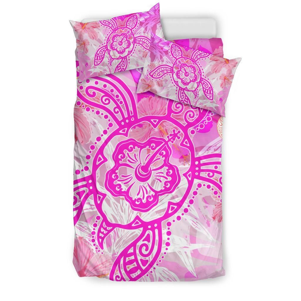 Hawaii Turtle Hibiscus Dreamy Style Duvet Cover Bedding Set hawaii turtle hibiscus dreamy style duvet cover bedding set 7790