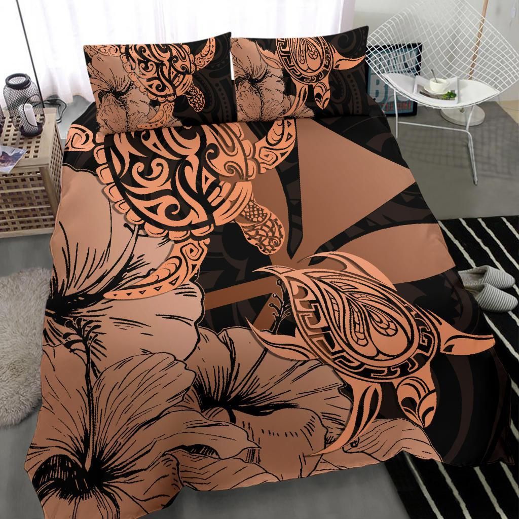 Hawaii Turtle Polynesian Hibiscus Art Duvet Cover Bedding Set hawaii turtle polynesian hibiscus art duvet cover bedding set 1704