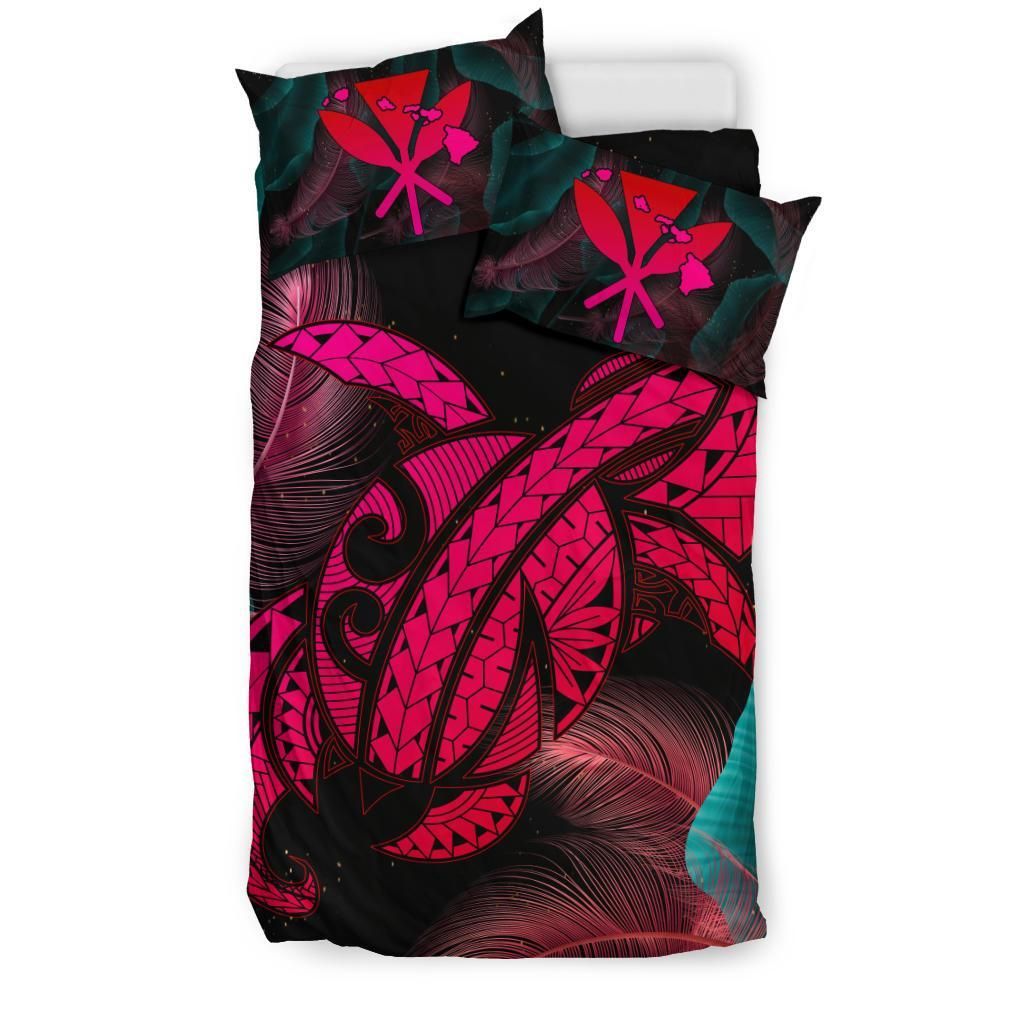 Hawaii Turtle Polynesian Tropical Ghia Style Pink Duvet Cover Bedding Set hawaii turtle polynesian tropical ghia style pink duvet cover bedding set 3700