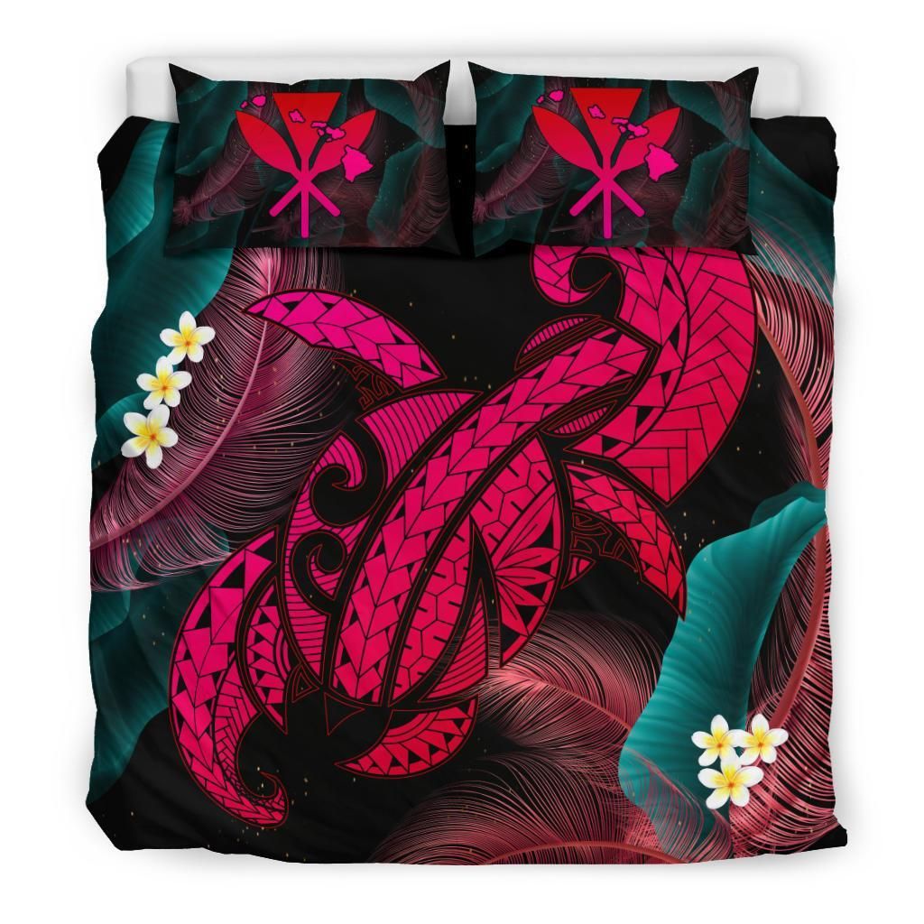 Hawaii Turtle Polynesian Tropical Ghia Style Pink Duvet Cover Bedding Set hawaii turtle polynesian tropical ghia style pink duvet cover bedding set 6847