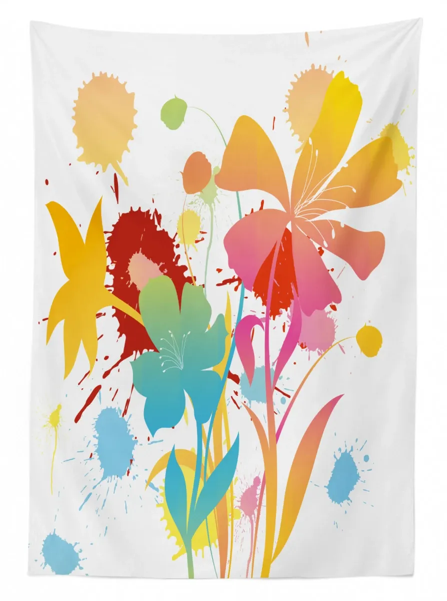 hawaiian beach party 3d printed tablecloth table decor 2974