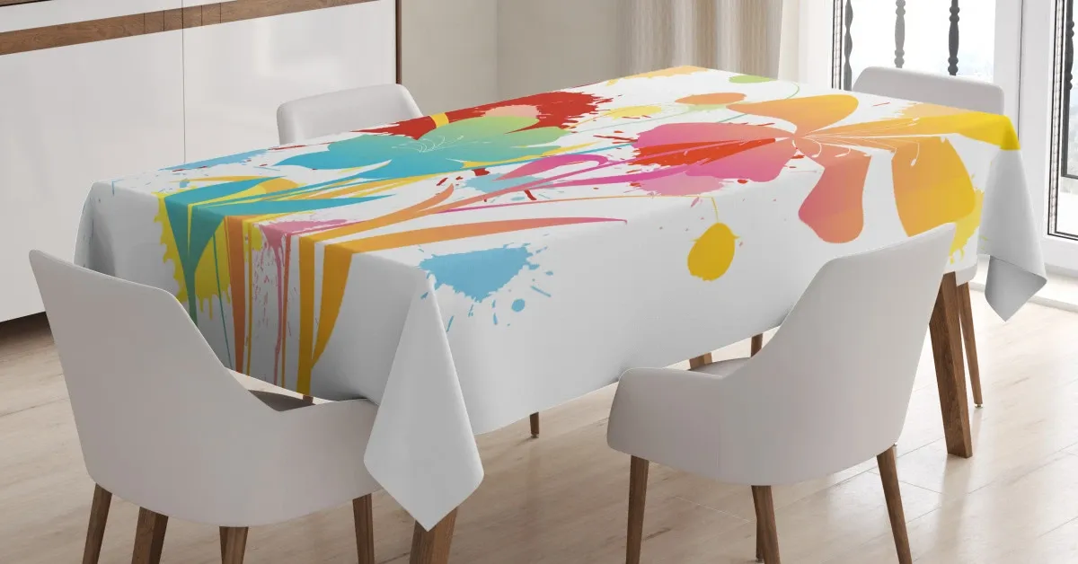 hawaiian beach party 3d printed tablecloth table decor 4358