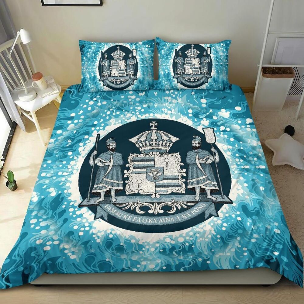 Hawaiian Coat Of Arms Polynesian Duvet Cover Bedding Set hawaiian coat of arms polynesian duvet cover bedding set 1907