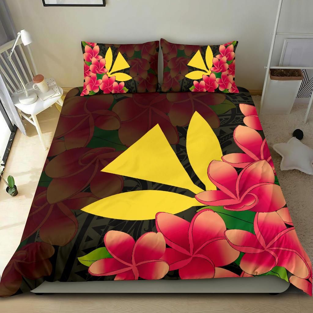 Hawaiian Kanaka Plumeria Polynesian Duvet Cover Bedding Set hawaiian kanaka plumeria polynesian duvet cover bedding set 3108
