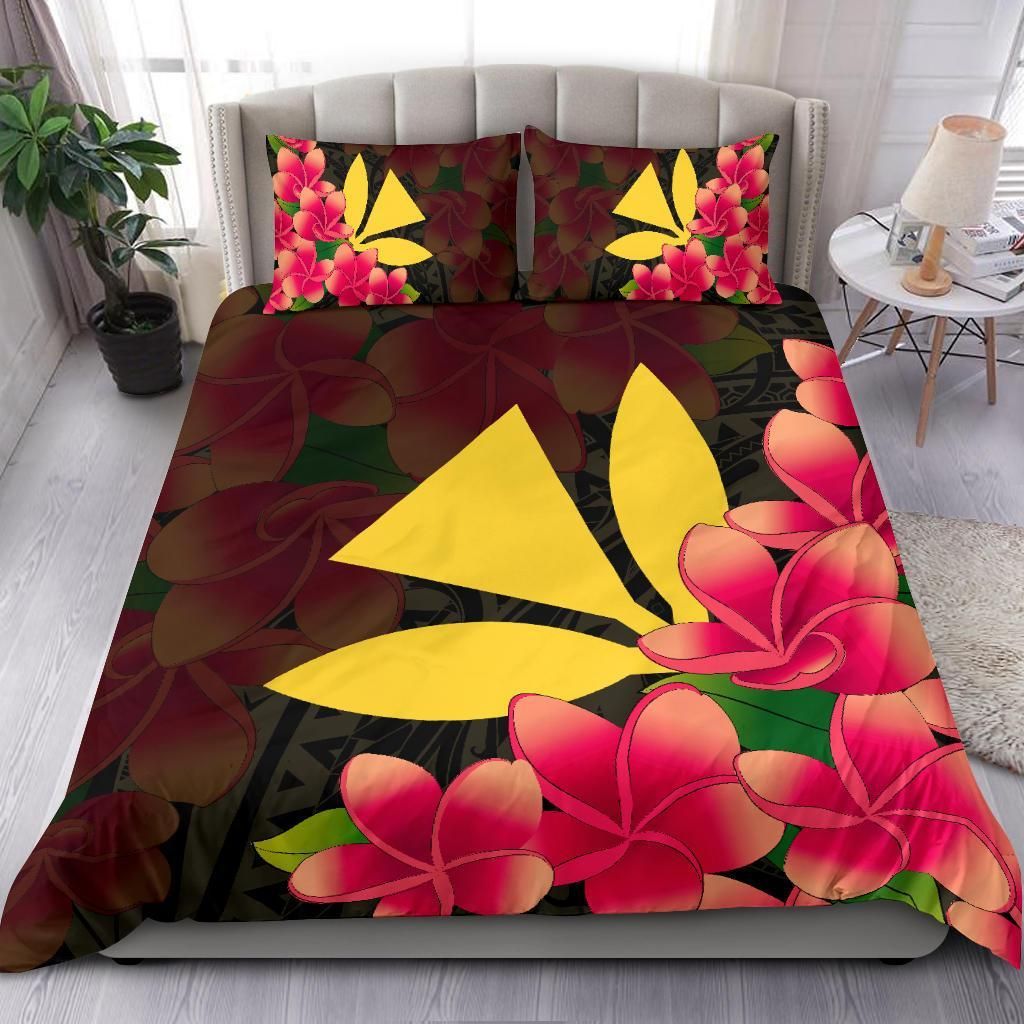 Hawaiian Kanaka Plumeria Polynesian Duvet Cover Bedding Set hawaiian kanaka plumeria polynesian duvet cover bedding set 6415