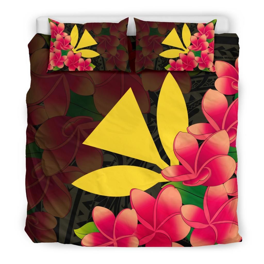Hawaiian Kanaka Plumeria Polynesian Duvet Cover Bedding Set hawaiian kanaka plumeria polynesian duvet cover bedding set 6861