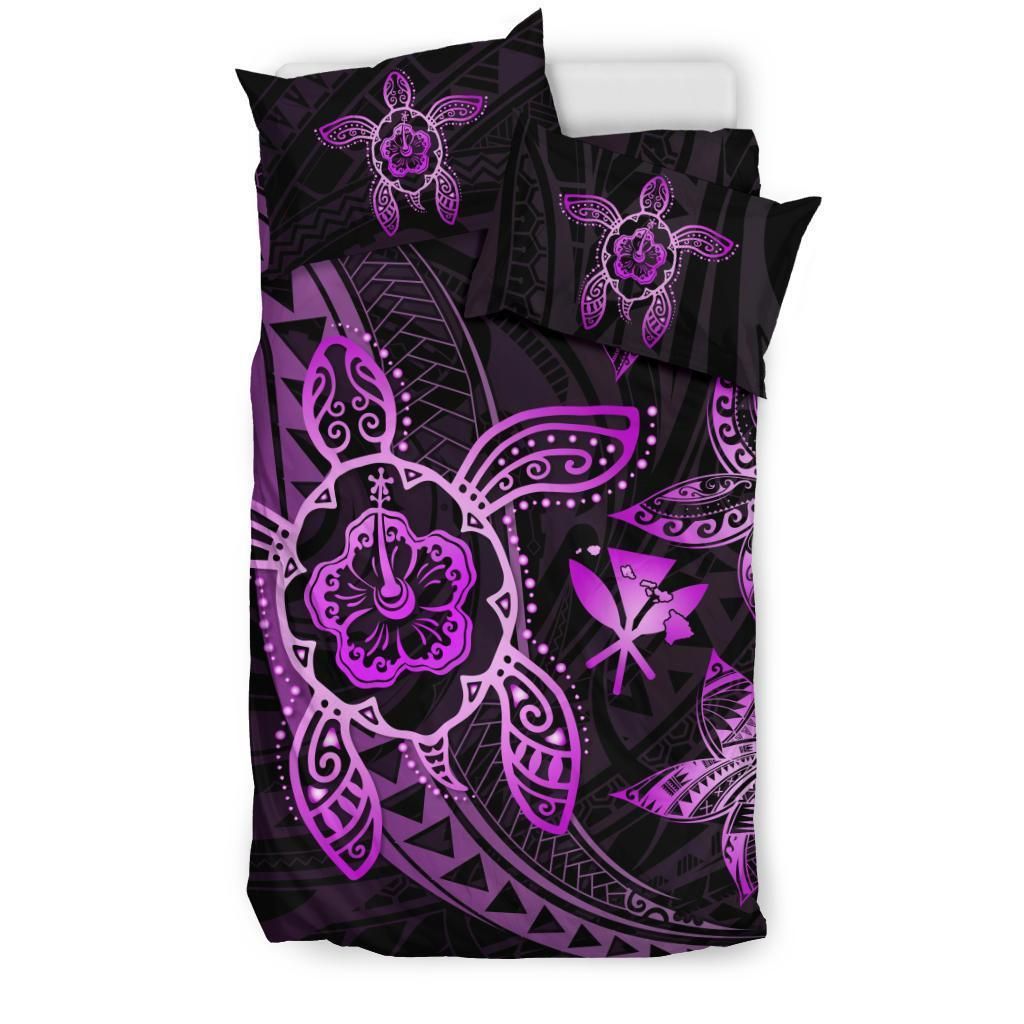 Hawaiian Map Art Turtle Kanaka Hibiscus Plumeria Pink Duvet Cover Bedding Set hawaiian map art turtle kanaka hibiscus plumeria pink duvet cover bedding set 8991