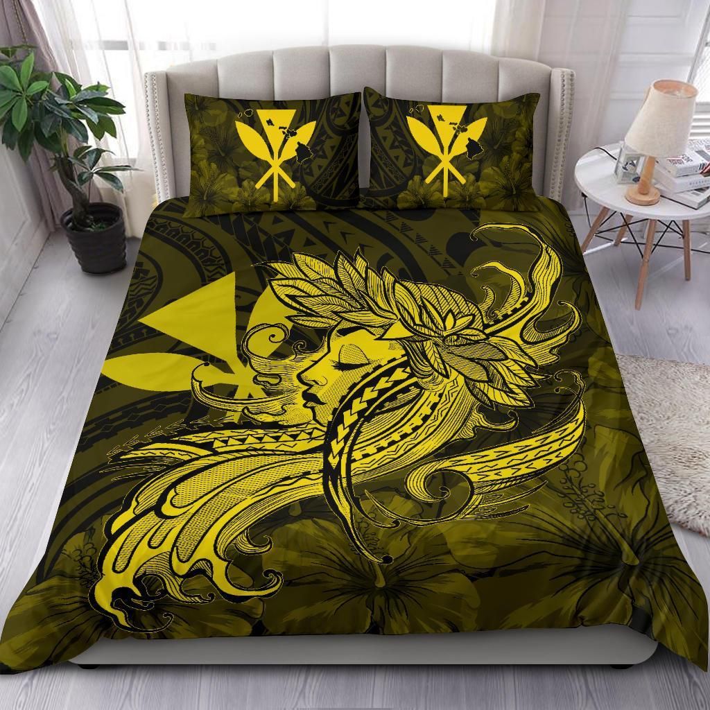 Hawaiian Map Hula Girl Hibiscus Kanaka Polynesian Yellow Duvet Cover Bedding Set hawaiian map hula girl hibiscus kanaka polynesian yellow duvet cover bedding set 5234