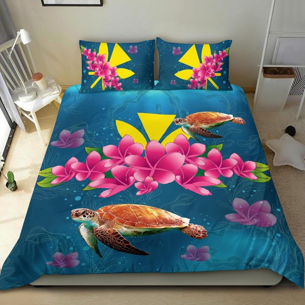Hawaiian Plumeria Kanaka Turtle Sea Polynesian Duvet Cover Bedding Set hawaiian plumeria kanaka turtle sea polynesian duvet cover bedding set 1398