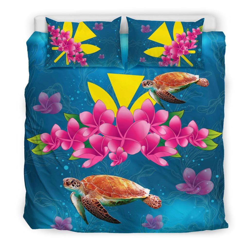 Hawaiian Plumeria Kanaka Turtle Sea Polynesian Duvet Cover Bedding Set hawaiian plumeria kanaka turtle sea polynesian duvet cover bedding set 2609