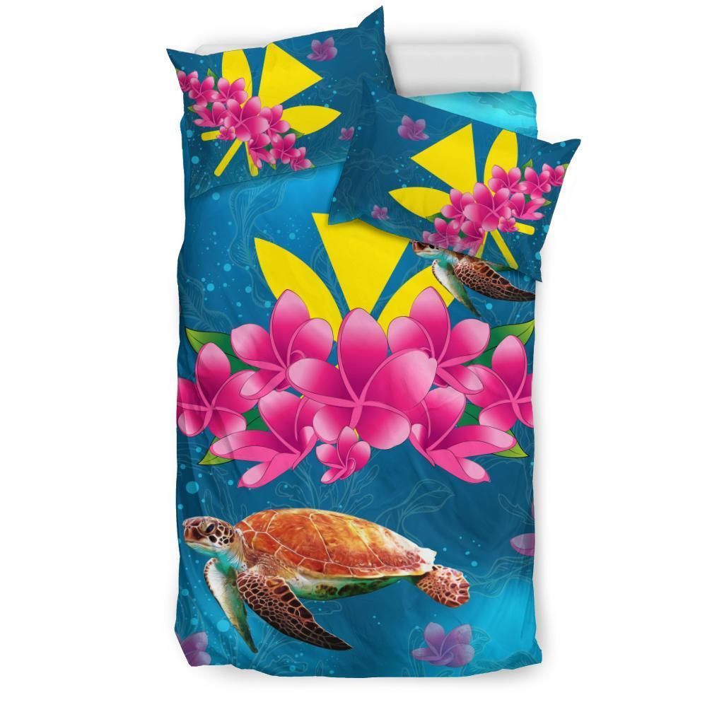Hawaiian Plumeria Kanaka Turtle Sea Polynesian Duvet Cover Bedding Set hawaiian plumeria kanaka turtle sea polynesian duvet cover bedding set 6696