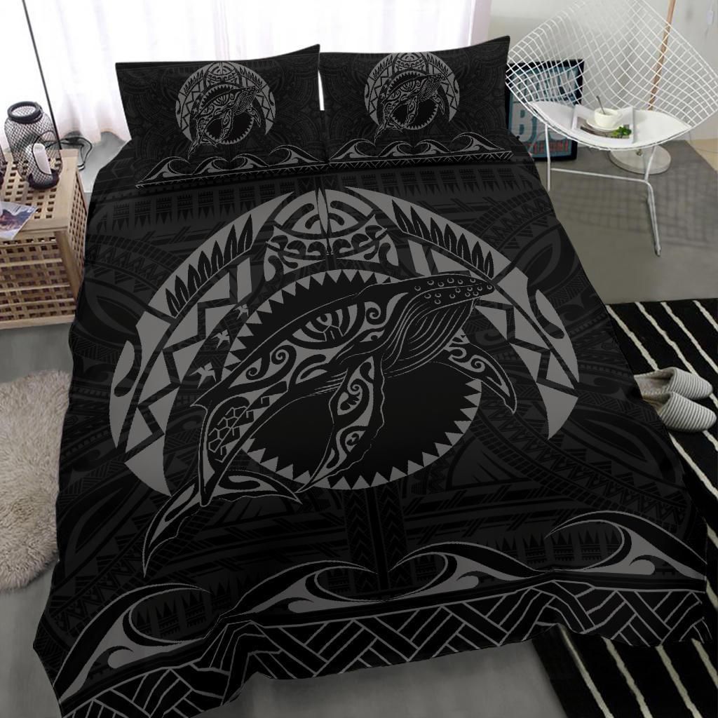 hawaiian polynesian whale bedding set grey duvet cover bedding set 1245