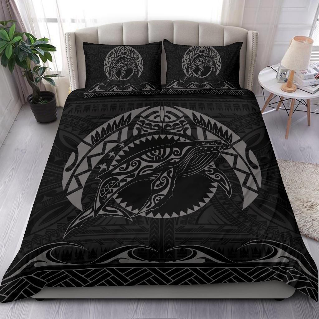 hawaiian polynesian whale bedding set grey duvet cover bedding set 1581
