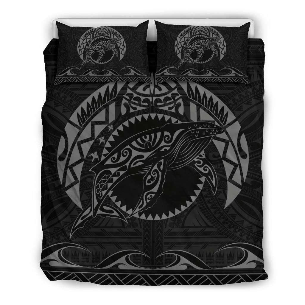 hawaiian polynesian whale bedding set grey duvet cover bedding set 2559