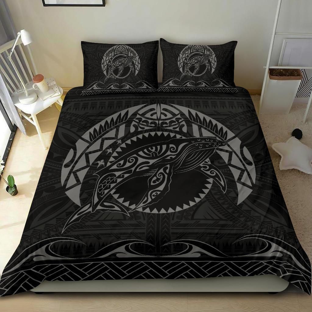 hawaiian polynesian whale bedding set grey duvet cover bedding set 3308