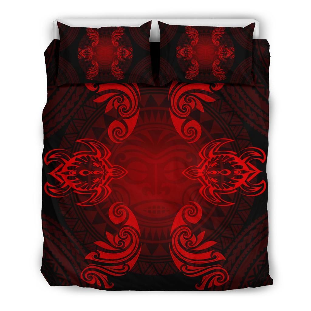 Hawaiian Turtles Tribal Mask Polynesian Duvet Cover Bedding Set hawaiian turtles tribal mask polynesian duvet cover bedding set 4575