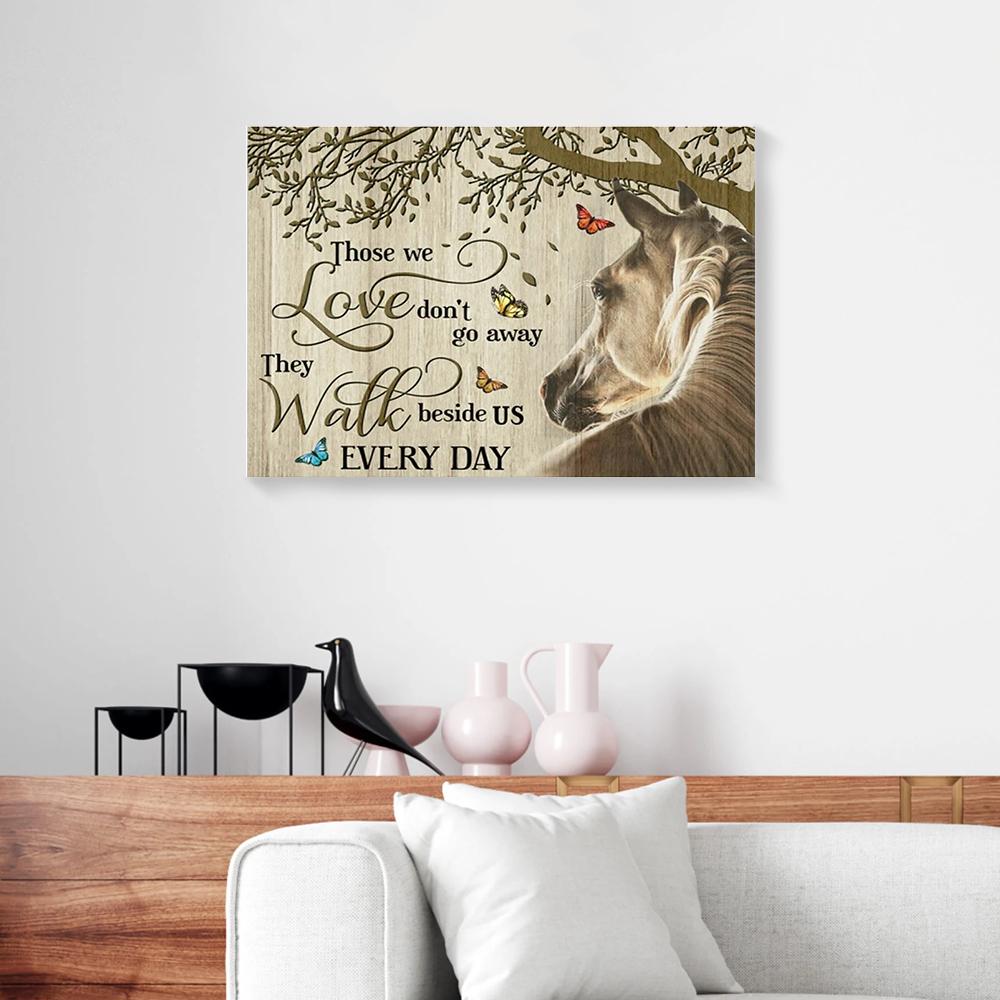 Heaven Butterflies Horse Canvas Prints - Wall Art Decor heaven butterflies horse canvas prints wall art decor 3740