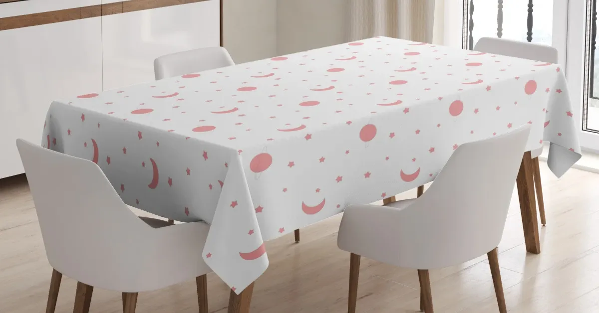 heavenly bodies cartoon 3d printed tablecloth table decor 6954
