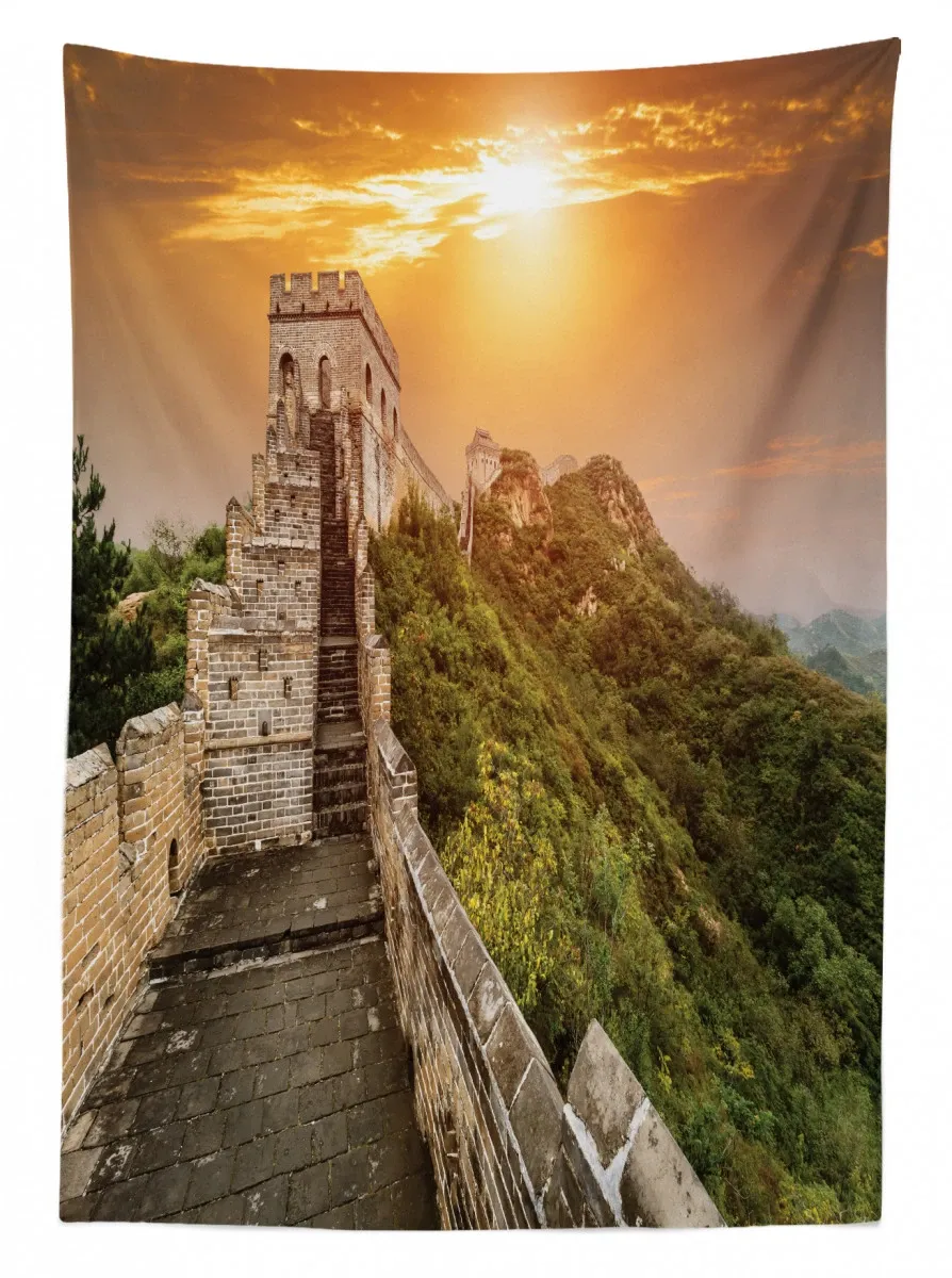 Heritage Bricks 3D Printed Tablecloth Table Decor heritage bricks 3d printed tablecloth table decor 7010