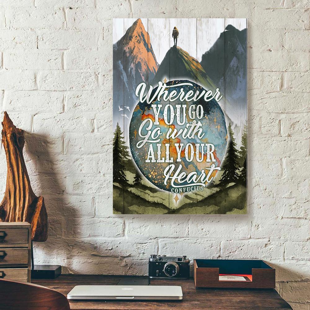 Hiking Love Canvas Prints - Wall Art Decor hiking love canvas prints wall art decor 1977