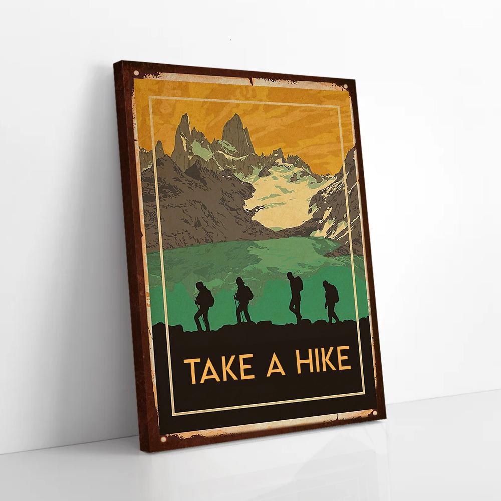 Hiking Mountain Canvas Prints - Wall Art Decor hiking mountain canvas prints wall art decor 6001