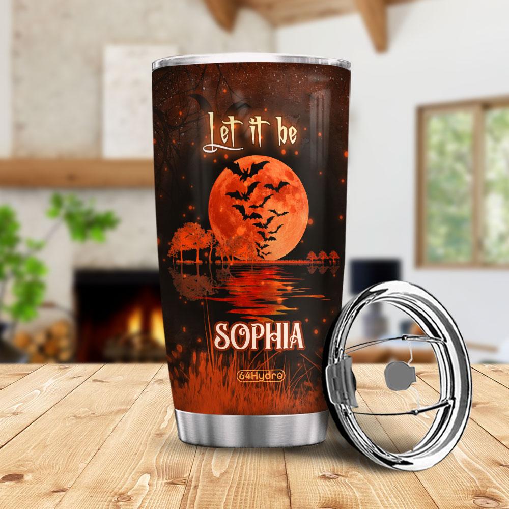 hip soul of a witch heart of a hippie personalized stainless steel tumbler 6296