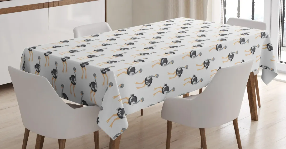 hipster modern baby bird 3d printed tablecloth table decor 7841