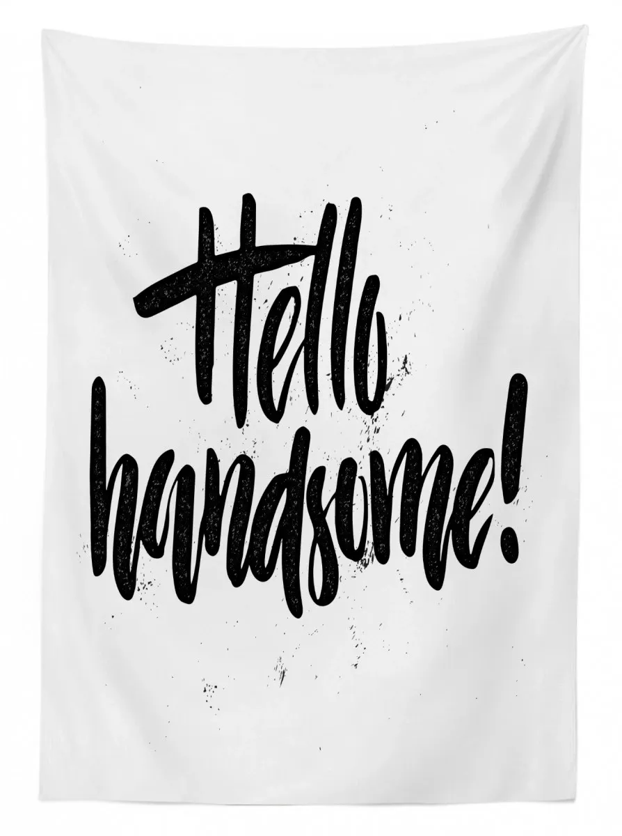 hipster valentines slogan 3d printed tablecloth table decor 5470