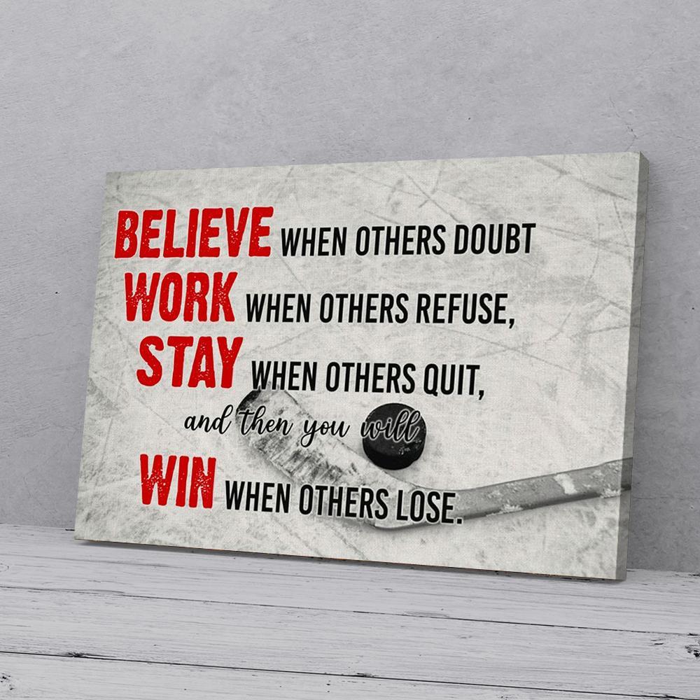hockey canvas prints wall art decor 6942