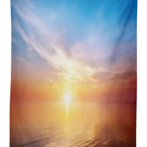 horizon seascape bay 3d printed tablecloth table decor 7216