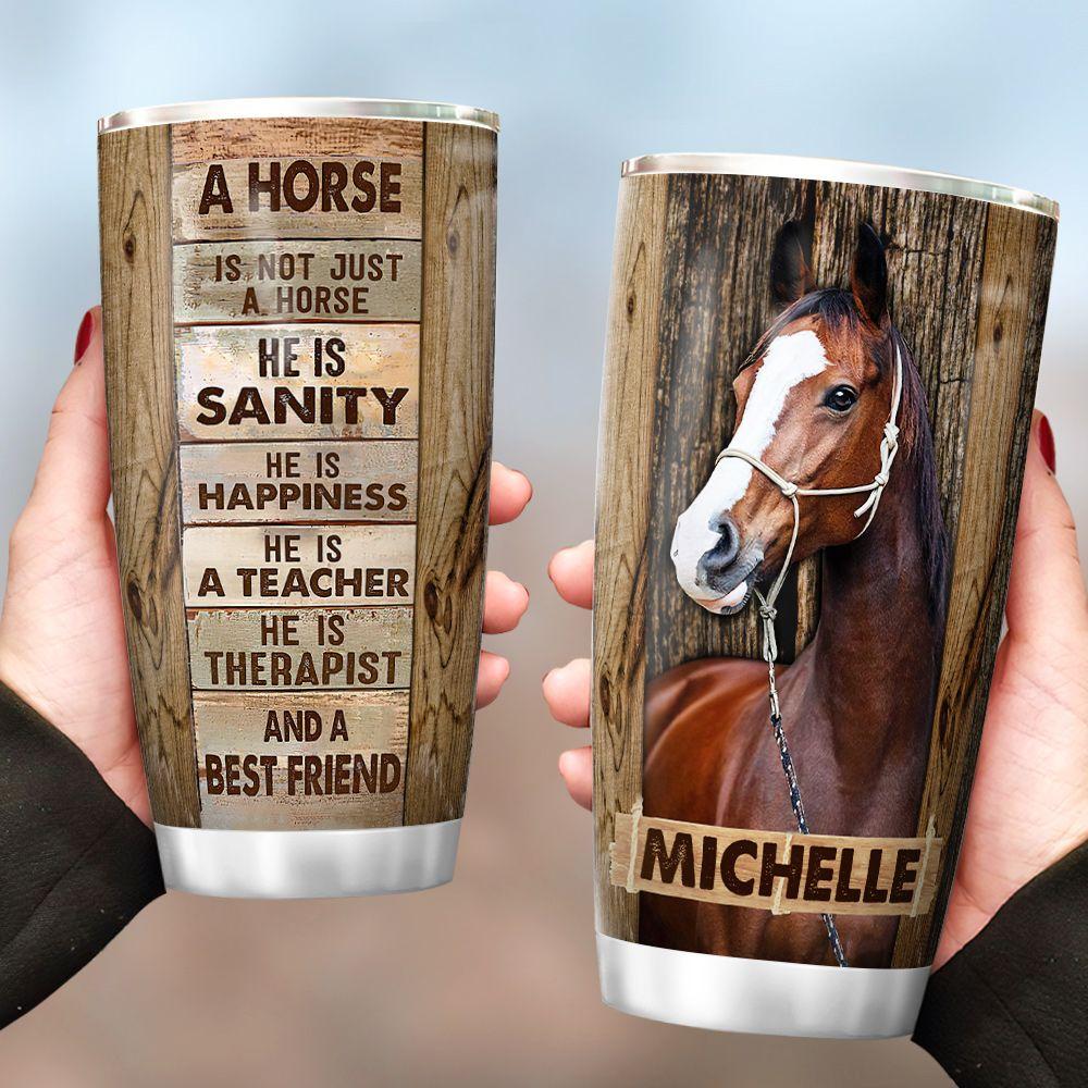 Horse Not Just A Horse Personalized Stainless Steel Tumbler horse not just a horse personalized stainless steel tumbler 3945