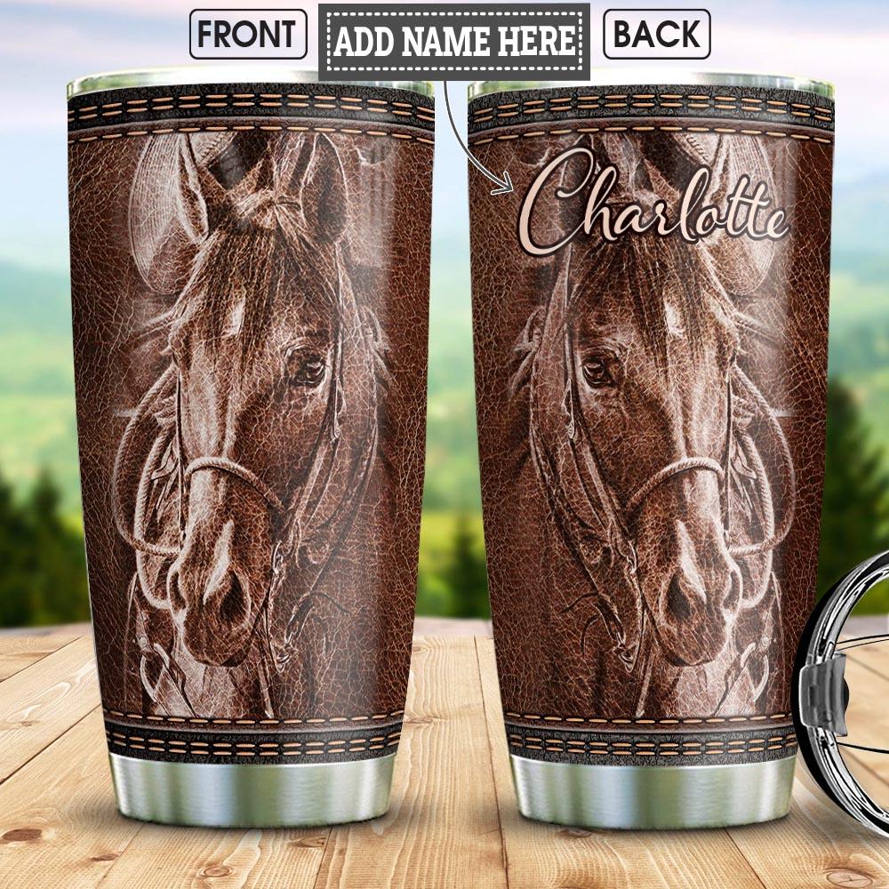 Horse Personalized Stainless Steel Tumbler horse personalized stainless steel tumbler 1683