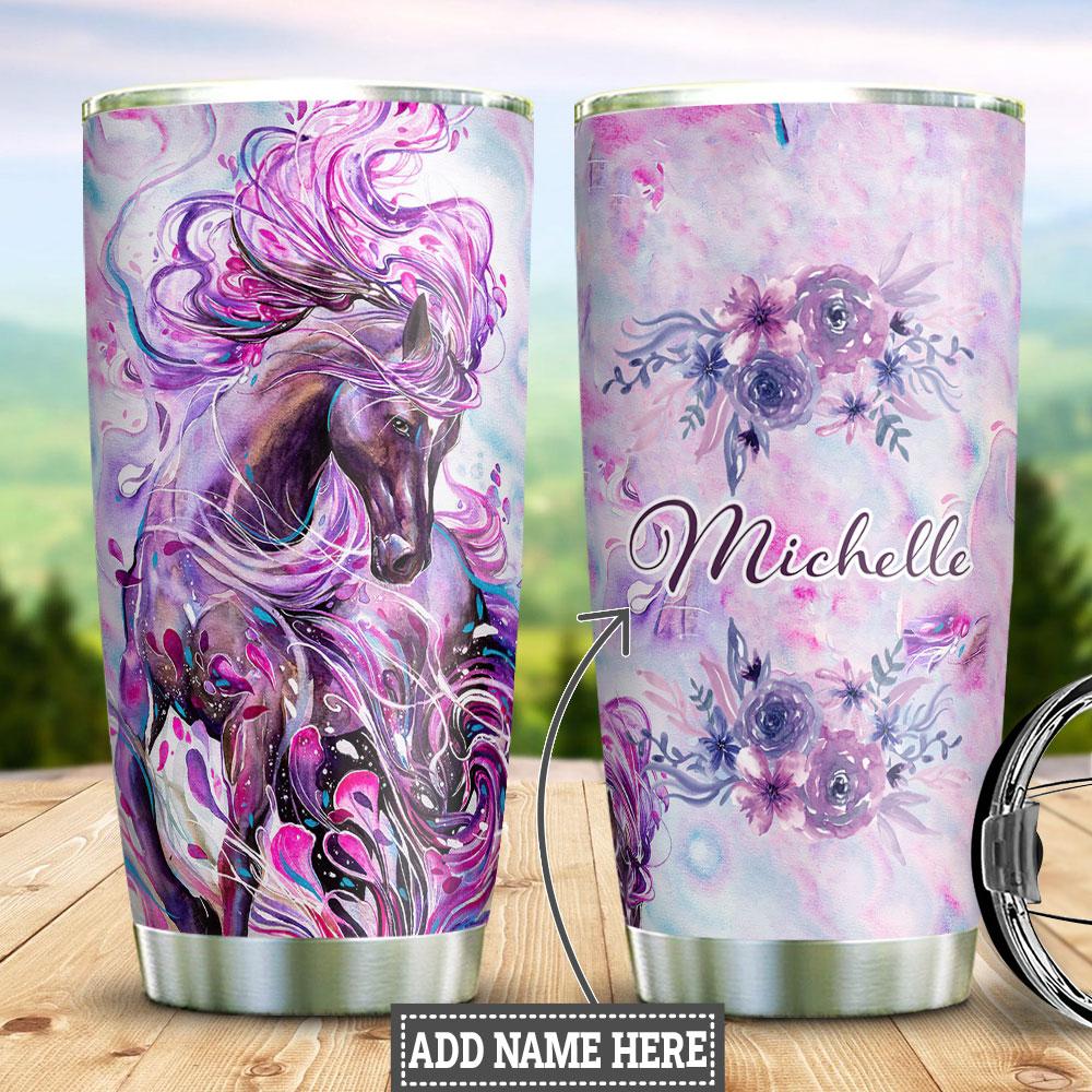 Horse Personalized Stainless Steel Tumbler horse personalized stainless steel tumbler 8035