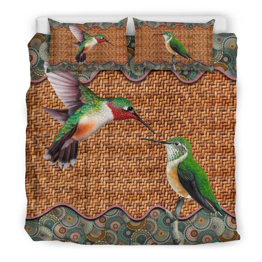 hummingbird hummingbirds on the seamless pattern duvet bedding set 1880