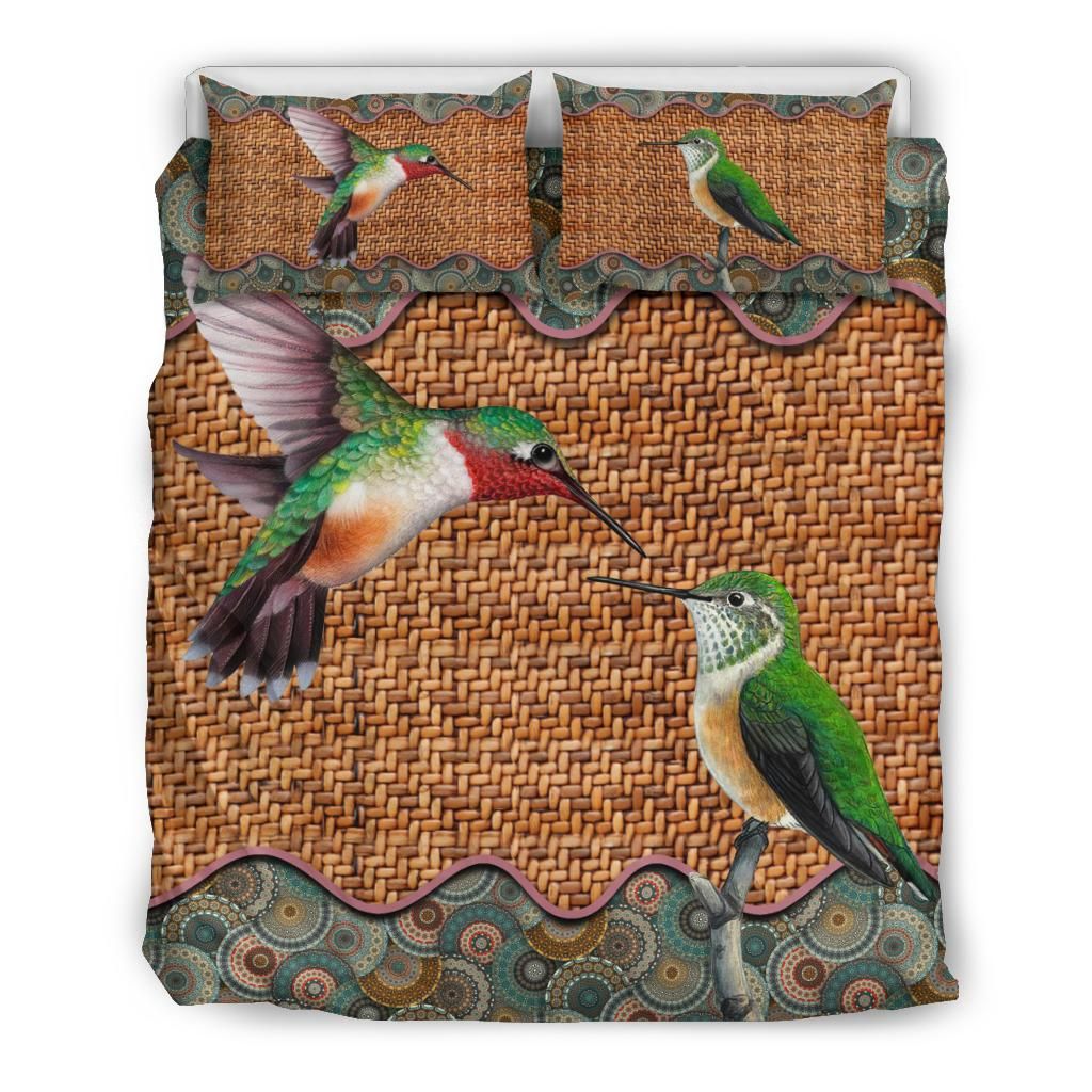 hummingbird hummingbirds on the seamless pattern duvet bedding set 8275