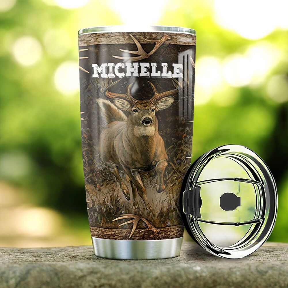 Hunter Facts Personalized Stainless Steel Tumbler hunter facts personalized stainless steel tumbler 4169