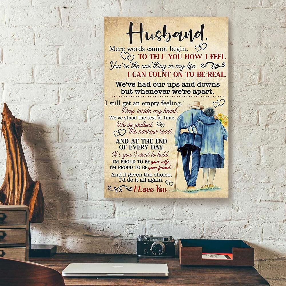 Husband The Old Love Canvas Prints - Wall Art Decor husband the old love canvas prints wall art decor 1290