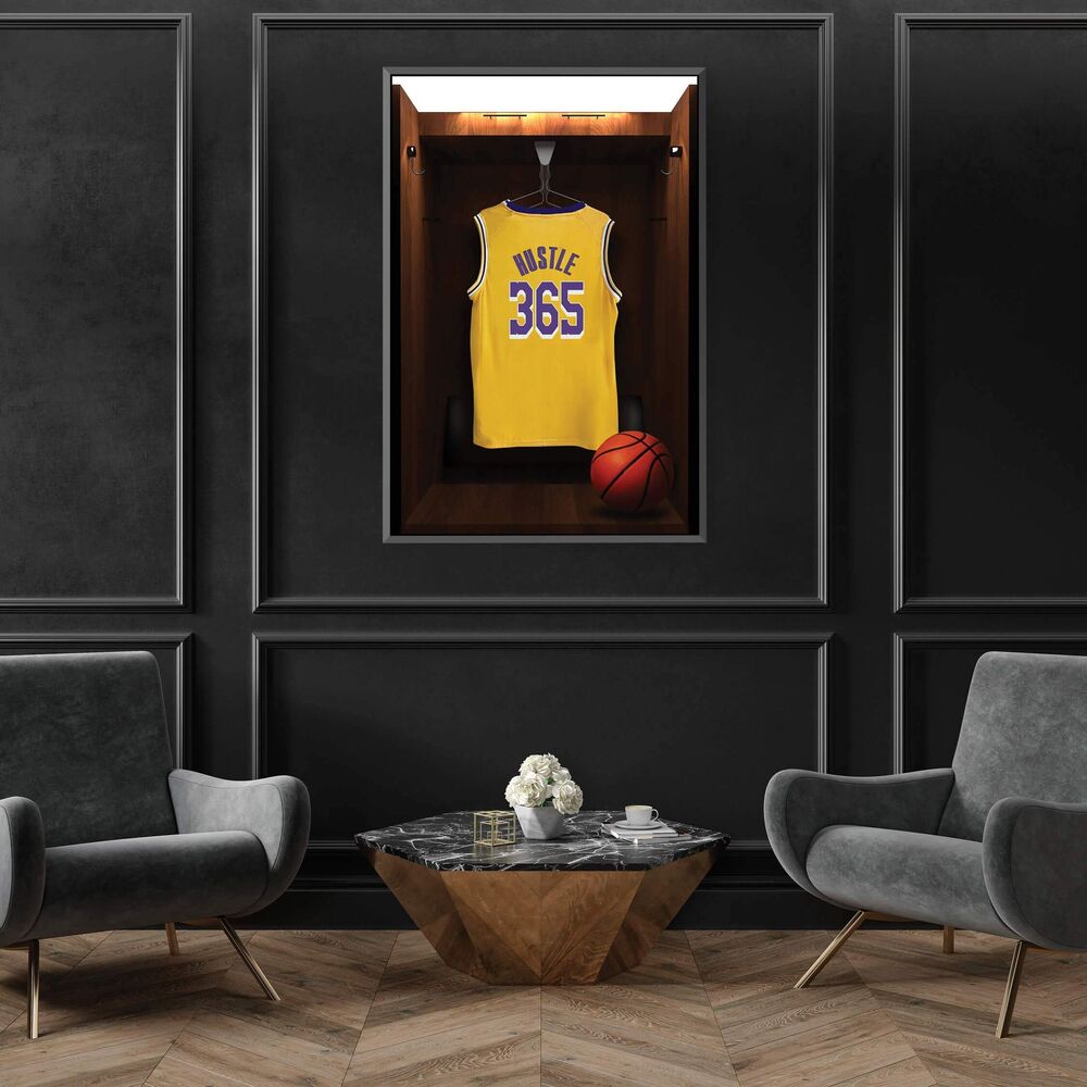 hustle jersey motivational positive canvas print wall art decor 6589