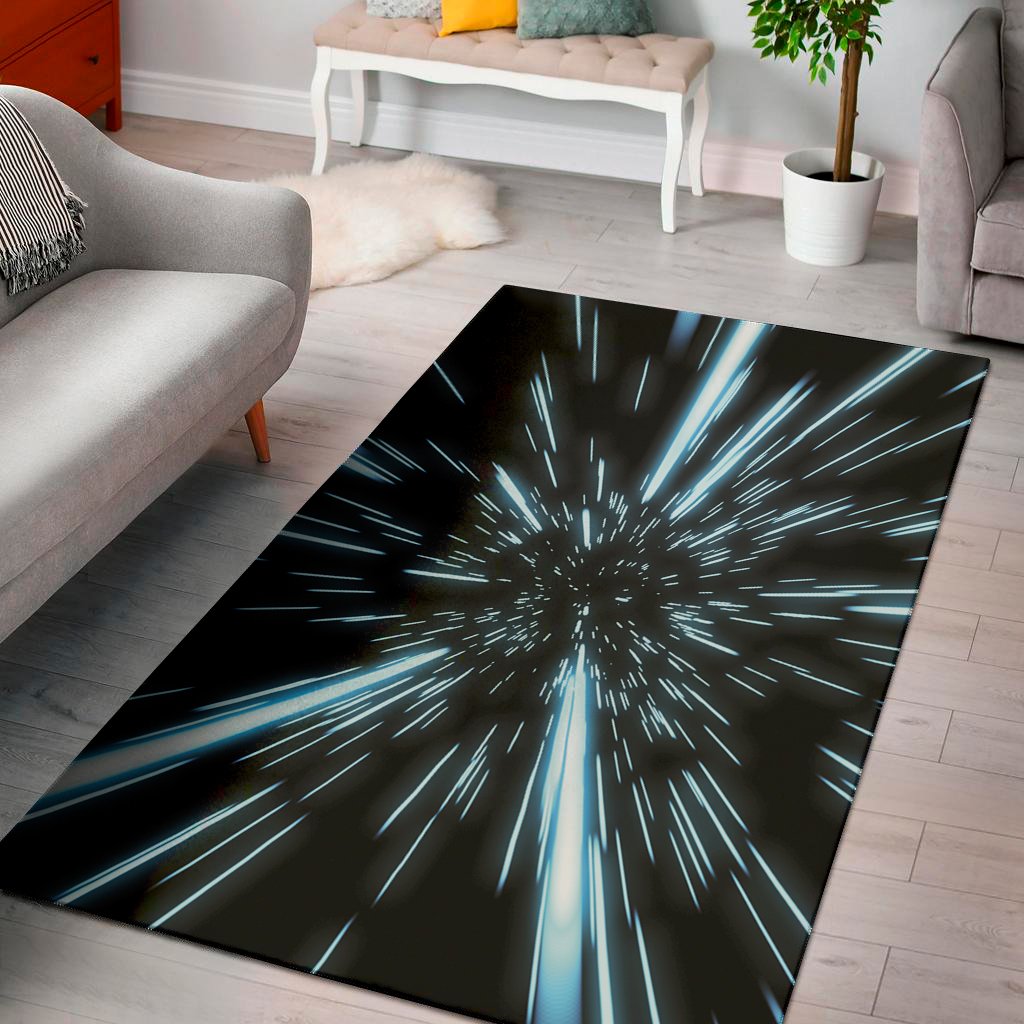 hyperspace lightspeed print area rug floor decor 1626