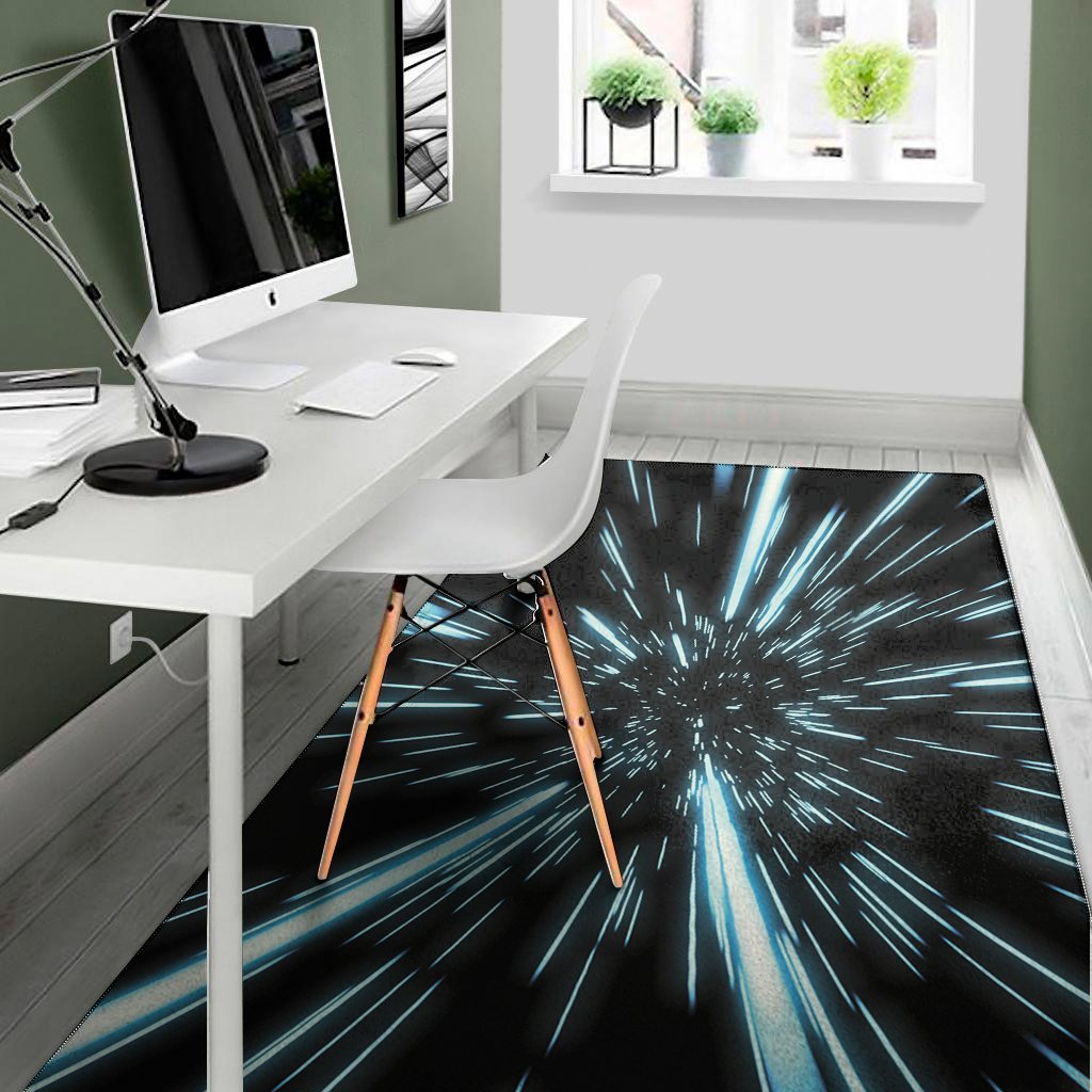 hyperspace lightspeed print area rug floor decor 8522