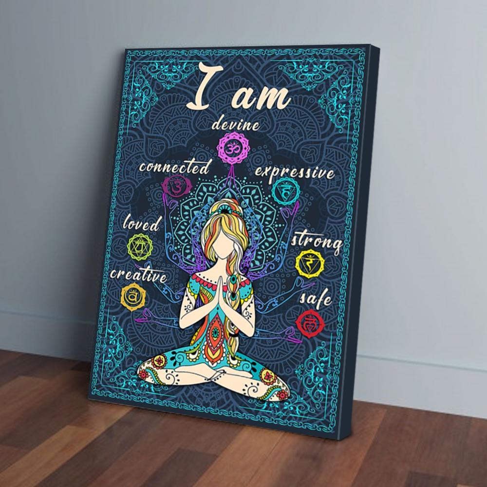 I Am Yoga Girl Canvas Prints - Wall Art Decor i am yoga girl canvas prints wall art decor 3892