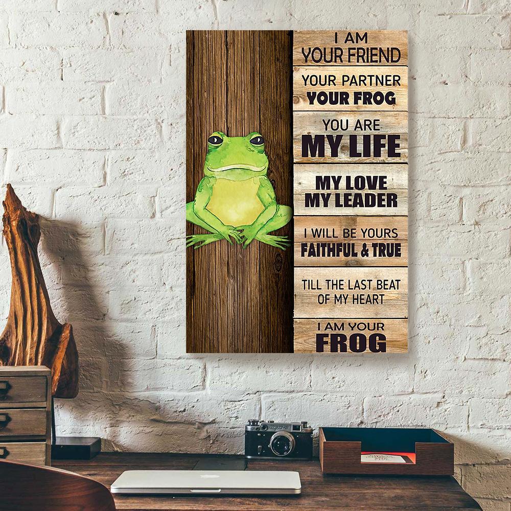 I Am Your Frog Canvas Prints - Wall Art Decor i am your frog canvas prints wall art decor 4305