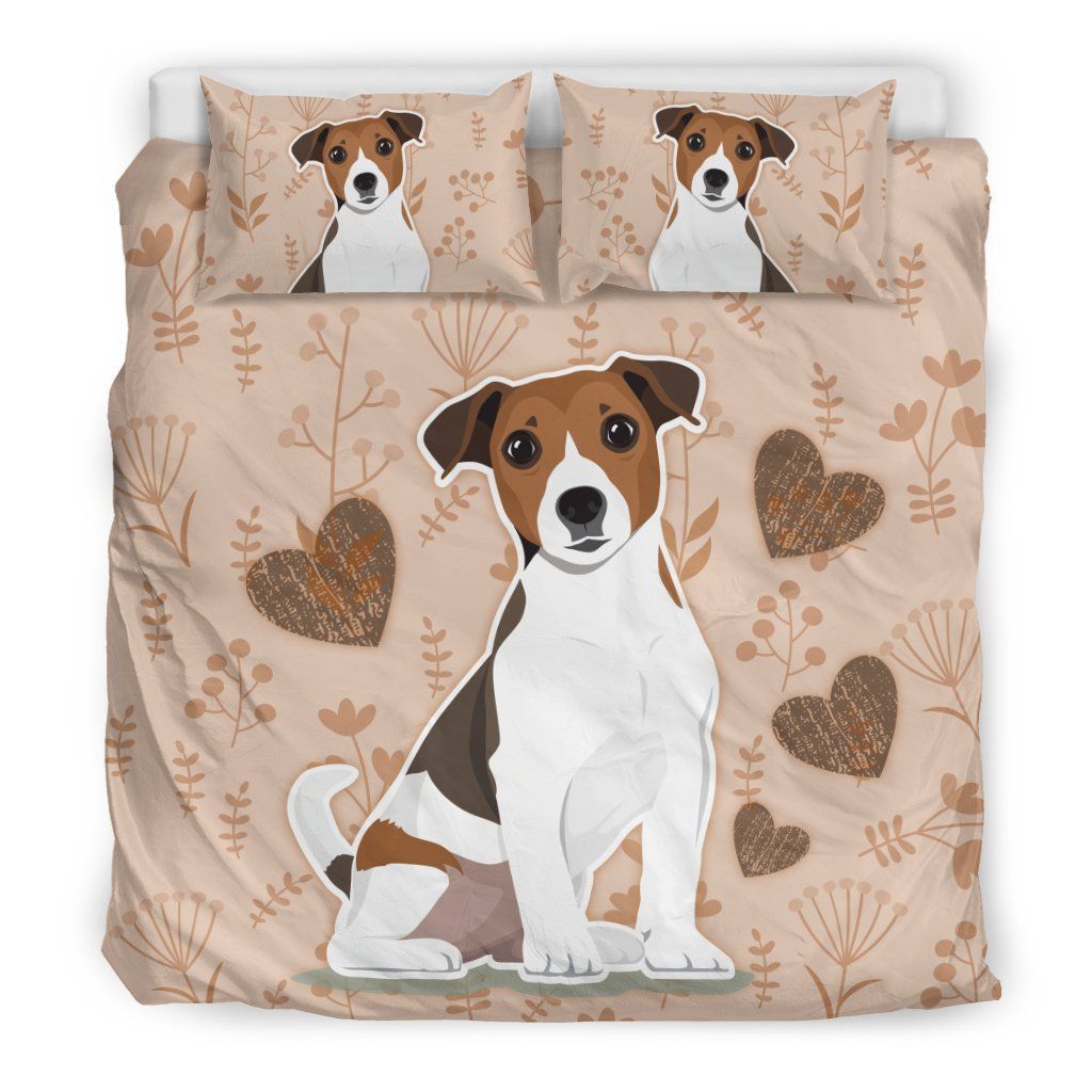 i love jack russell terriers bedding set for lovers of jack russells 1283