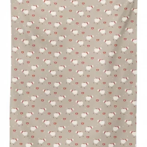 ice skate bear heart mug 3d printed tablecloth table decor 7428