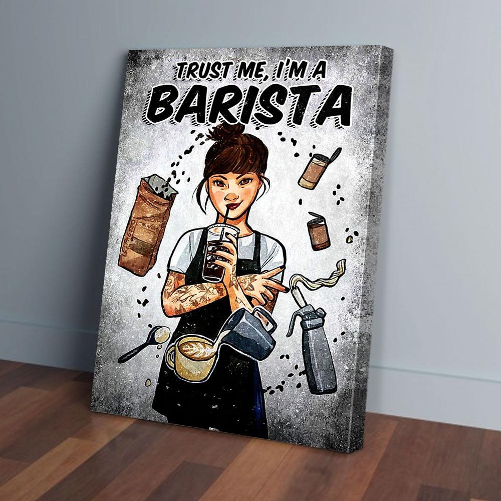 im a barista coffee canvas prints wall art decor 5664
