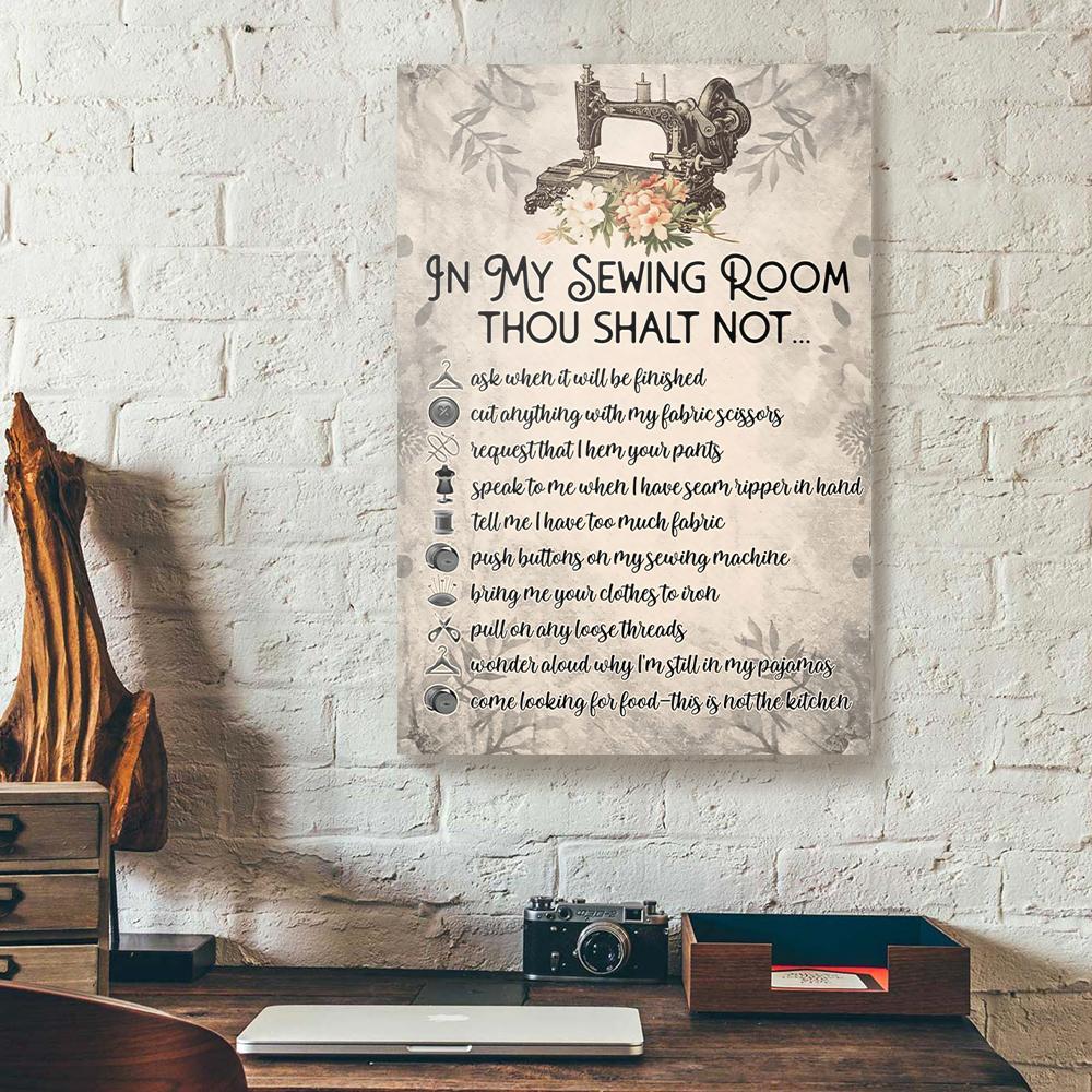 In My Sewing Room Canvas Prints - Wall Art Decor in my sewing room canvas prints wall art decor 5295