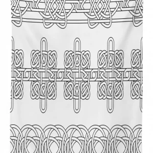 indigenous stencil art 3d printed tablecloth table decor 7988